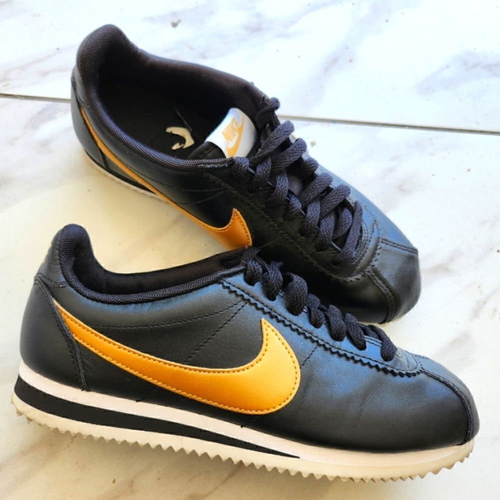 Nike Women's  Cortez Gold/White sneakers